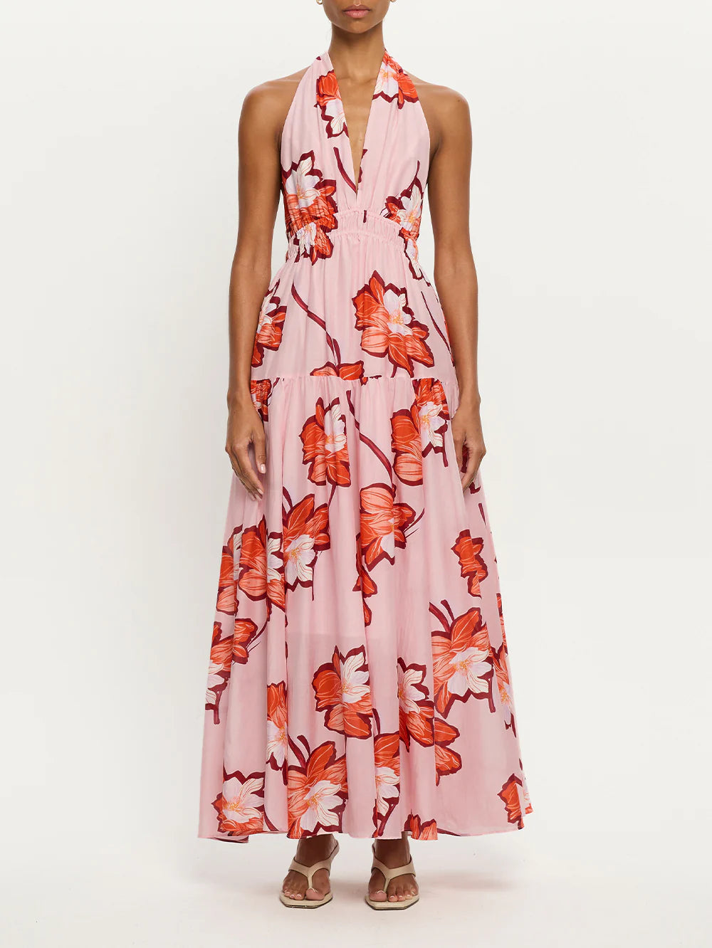 Kivari | Lani Halter Maxi Dress | Front | Vagabond | Apparel | Boutique