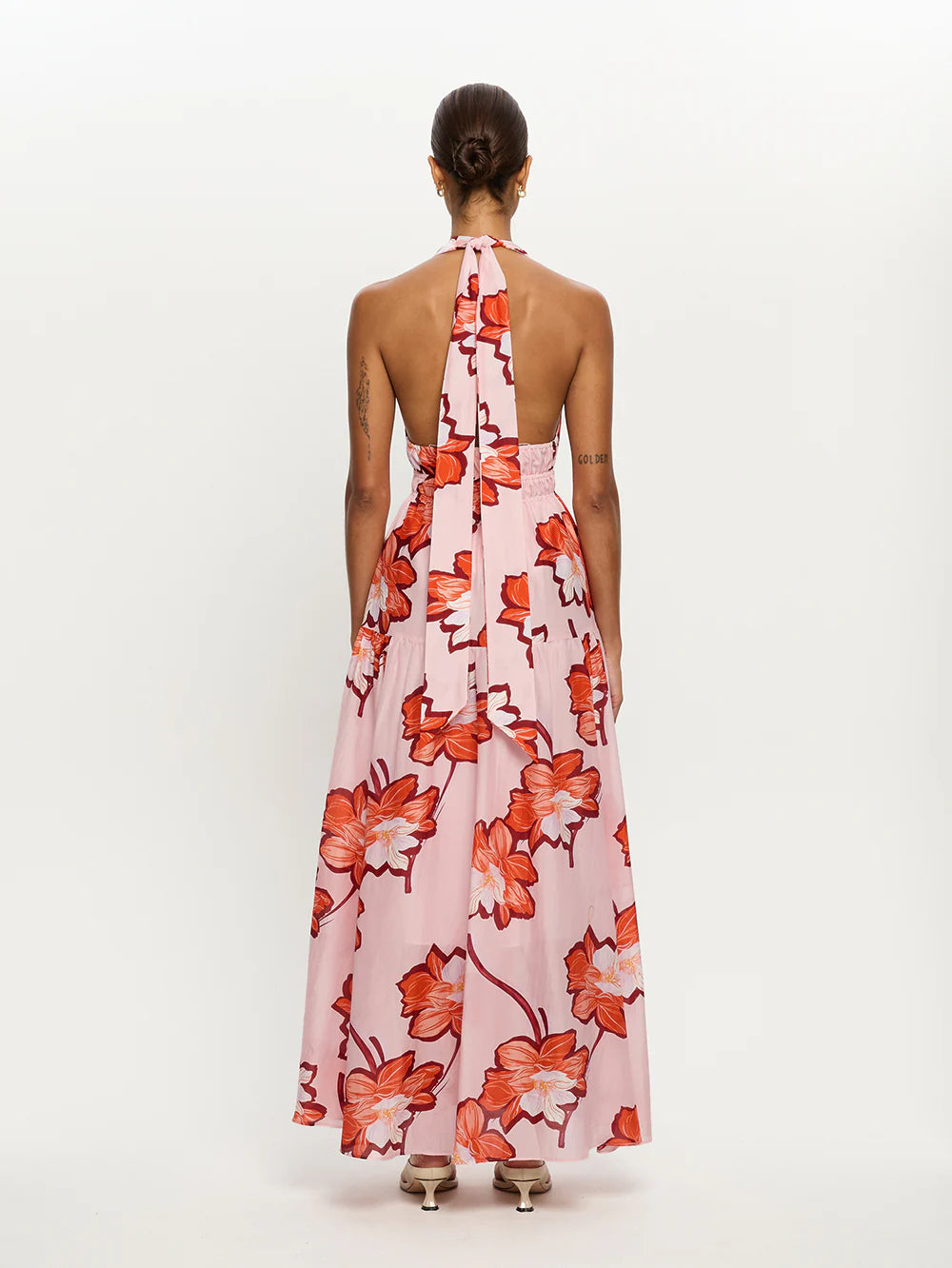 Kivari | Lani Halter Maxi Dress | Back | Vagabond | Apparel | Boutique