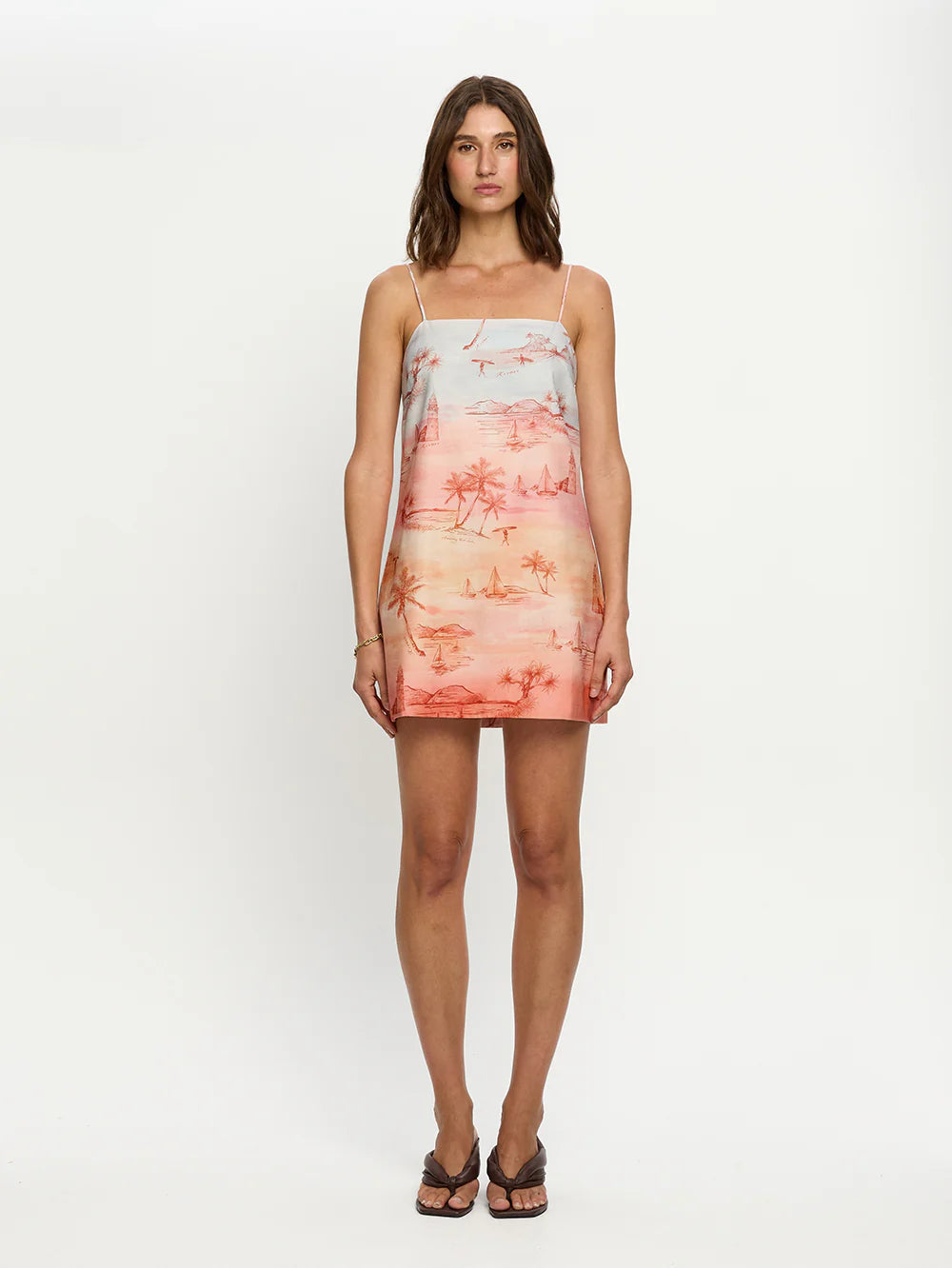 Kivari | Sunset Mini Dress | Front | Vagabond | Apparel | Boutique