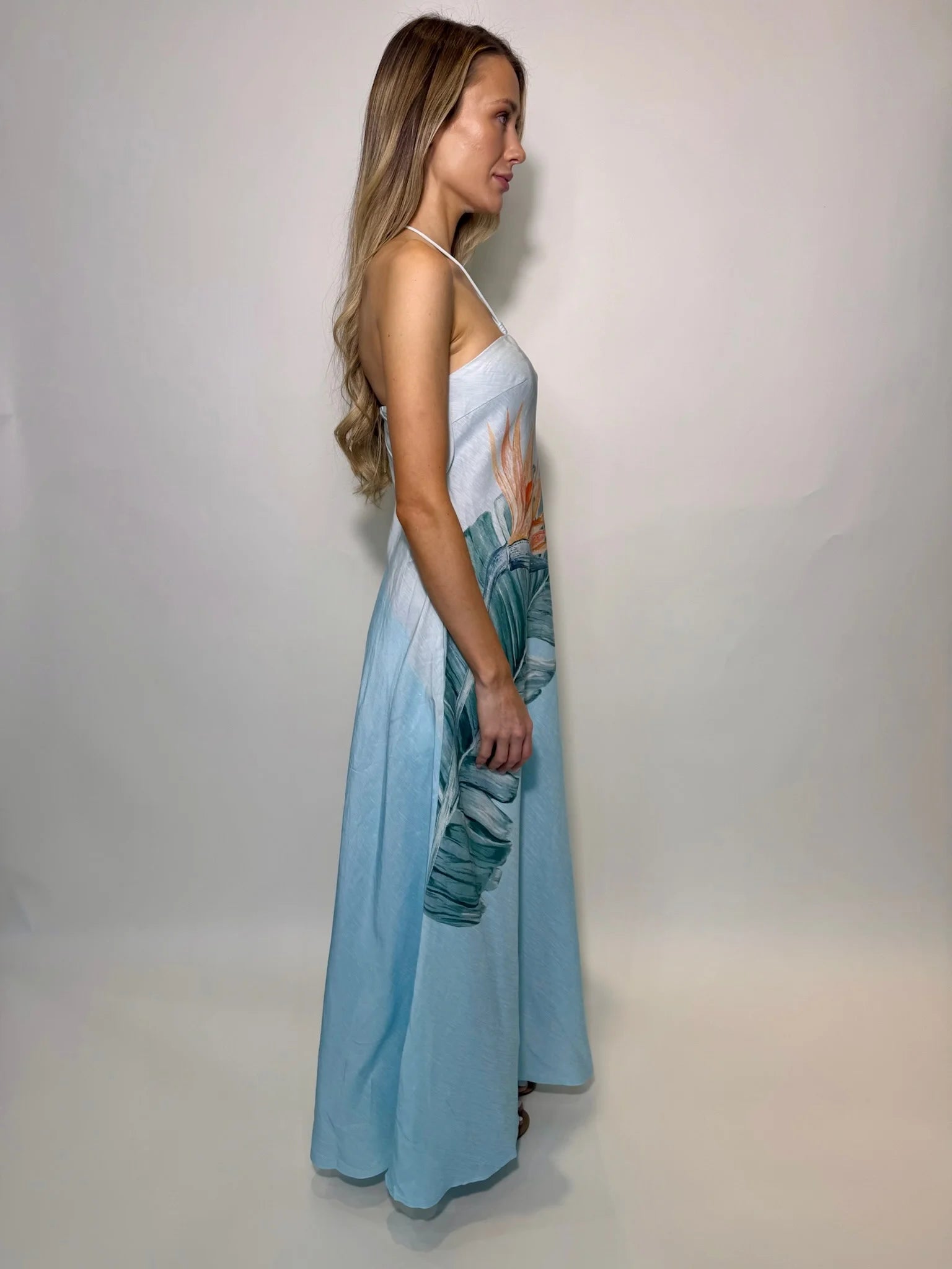Kivari | Cassia Maxi Dress | Side | Vagabond | Apparel | Boutique