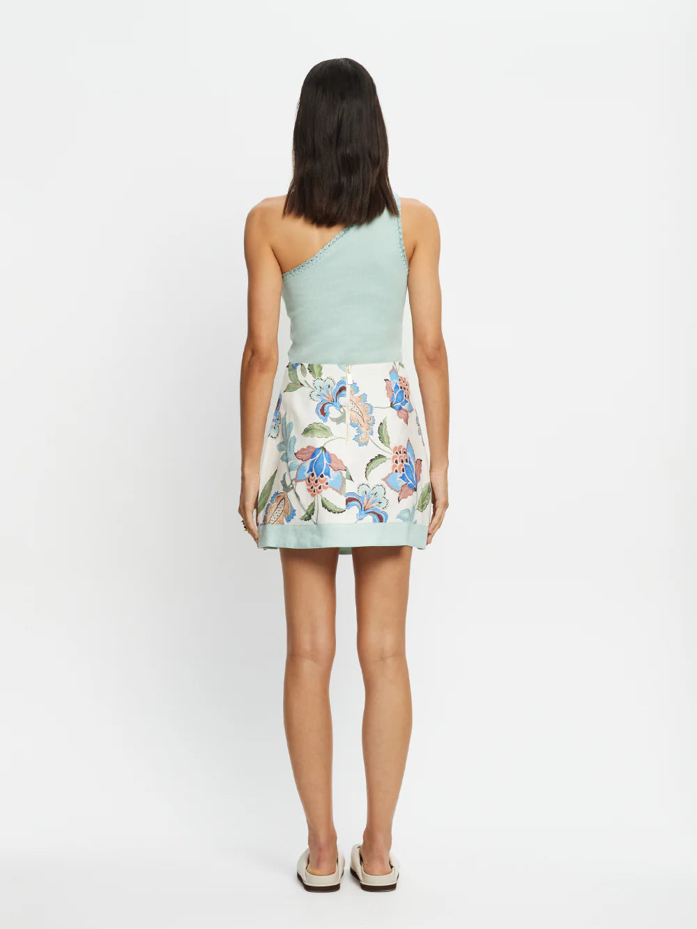 Kivari | Tallulah One Shoulder Tank | Back | Vagabond | Apparel | Boutique