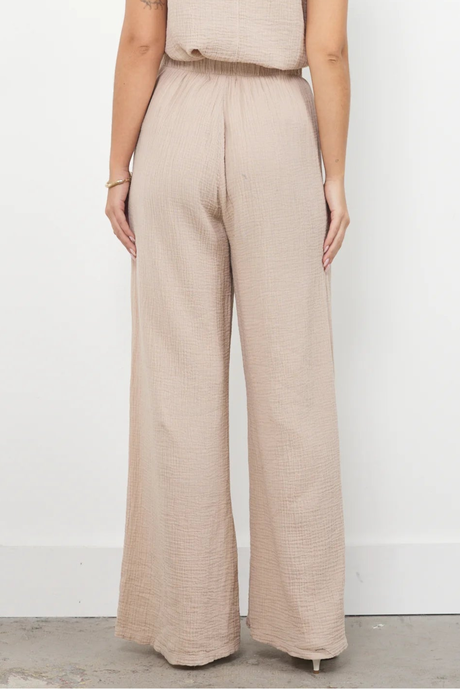 LA Made | Cali Chill Wide Leg Pant | Oak Bark | Vagabond | Apparel | Boutique