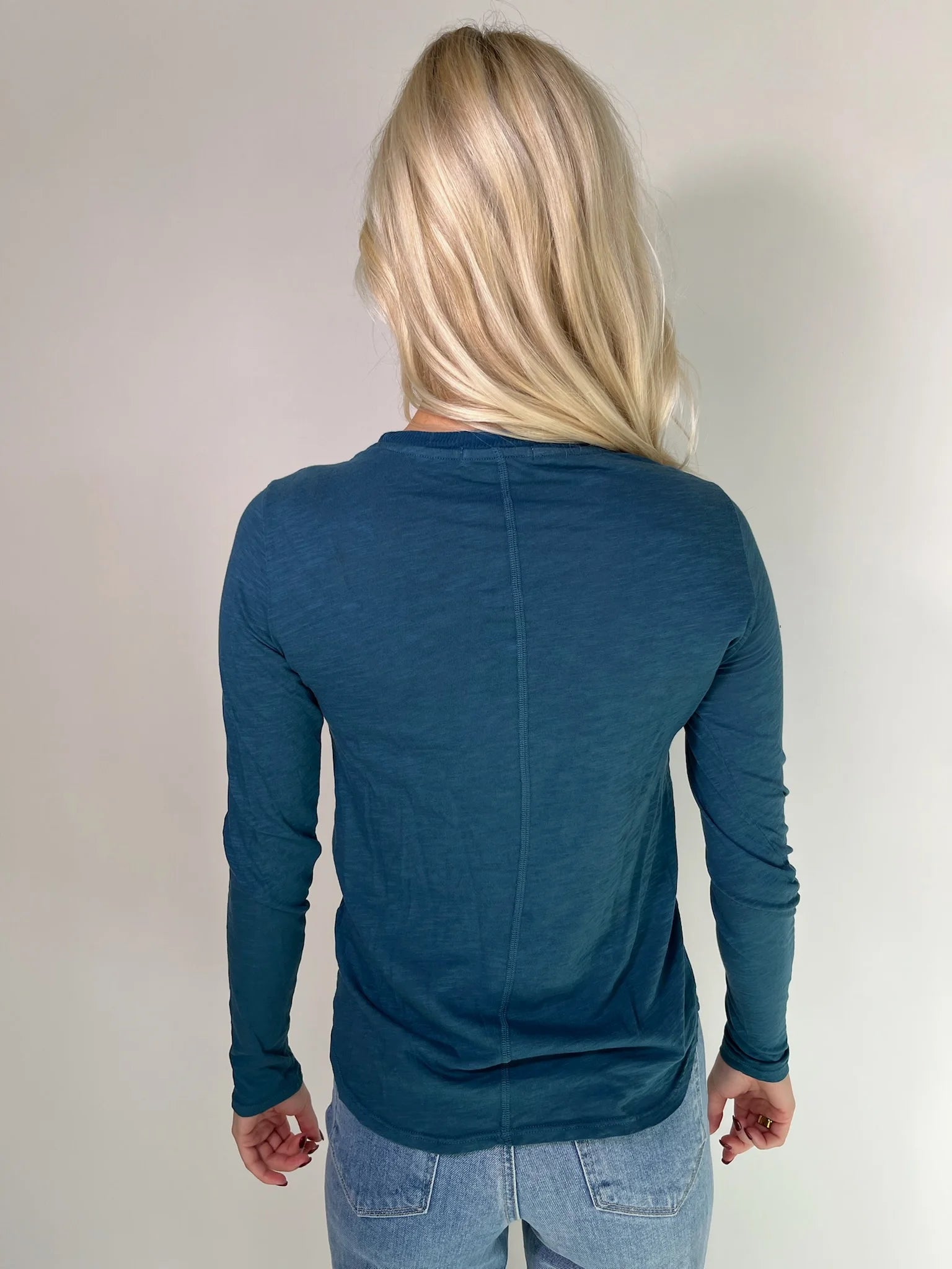 LA Made | Ashley Long Sleeve Tee | Back | Pacific | Vagabond | Apparel | Boutique