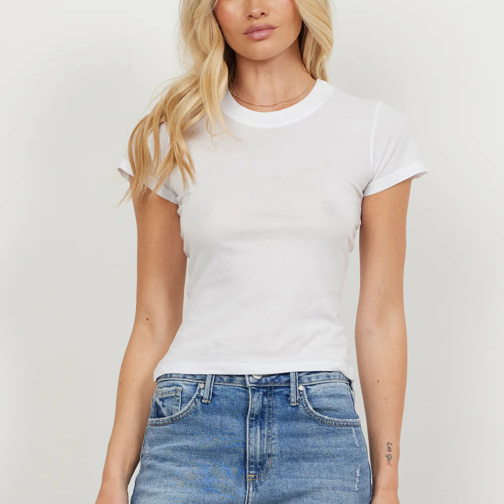 LA Made | New Basic Tee | White | Vagabond | Apparel | Boutique