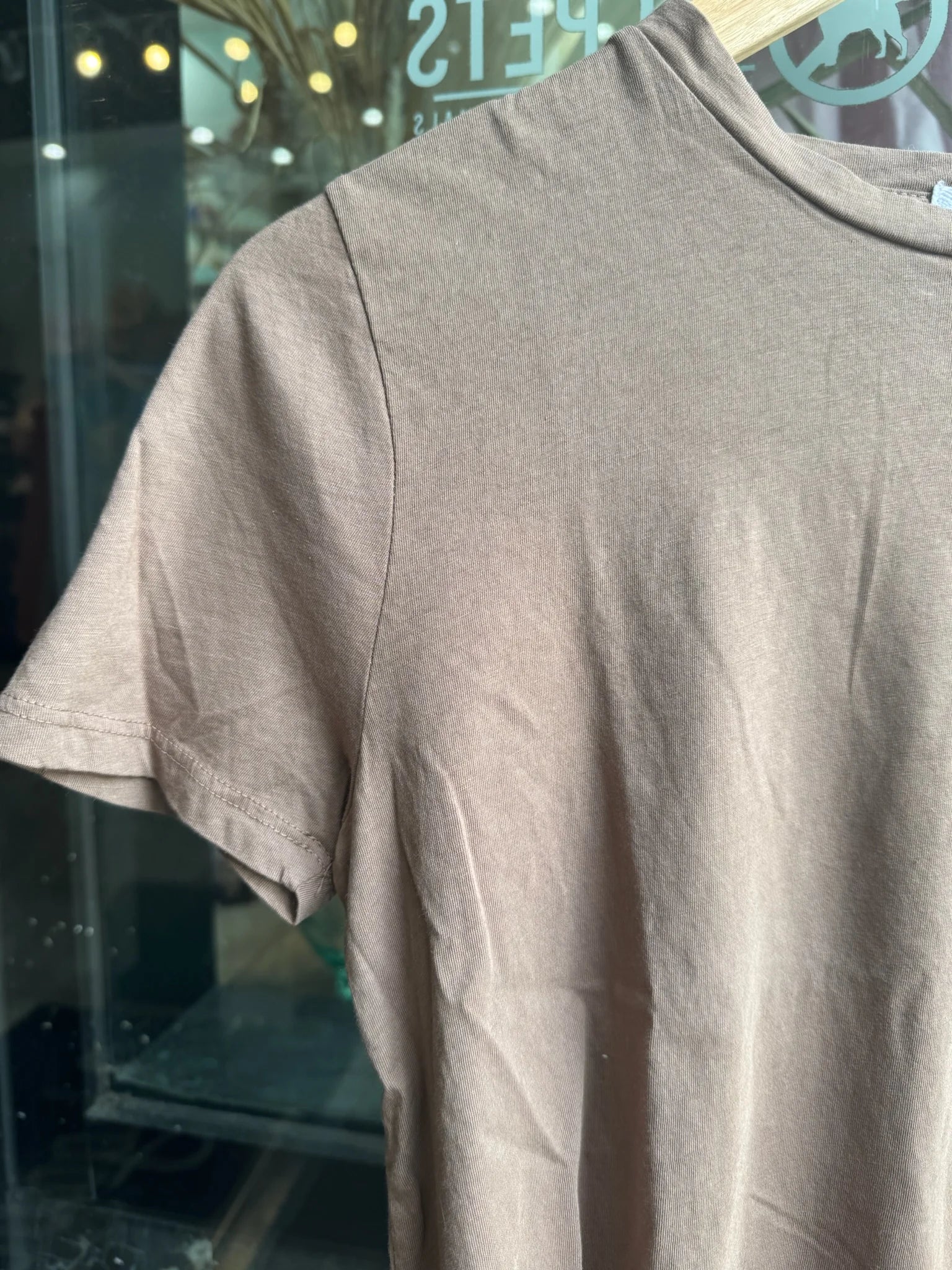 LA Made | Damien Boxy Tee | Truffle | Close | Vagabond | Apparel | Boutique