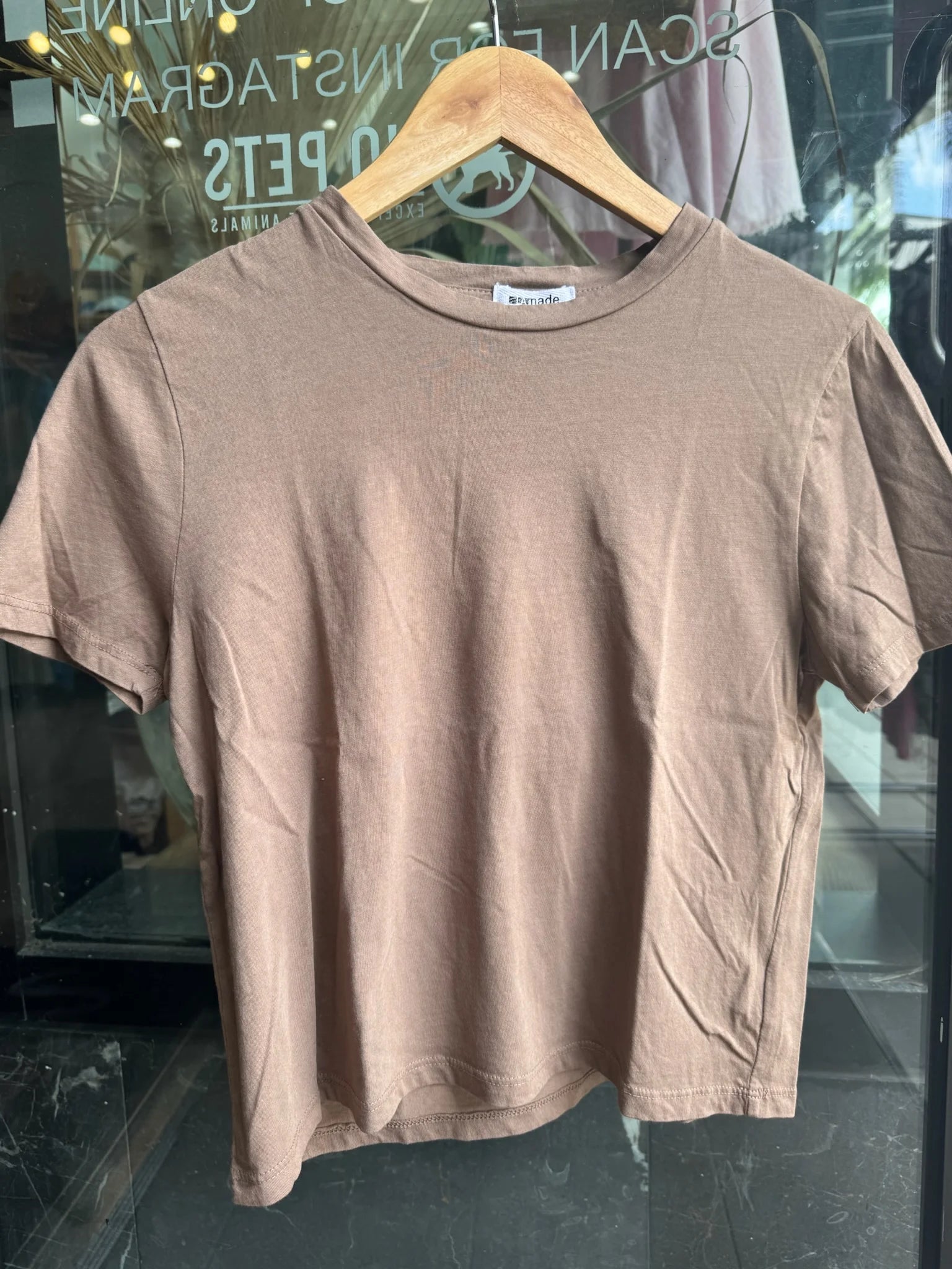 LA Made | Damien Boxy Tee| Truffle | Vagabond | Apparel | Boutique