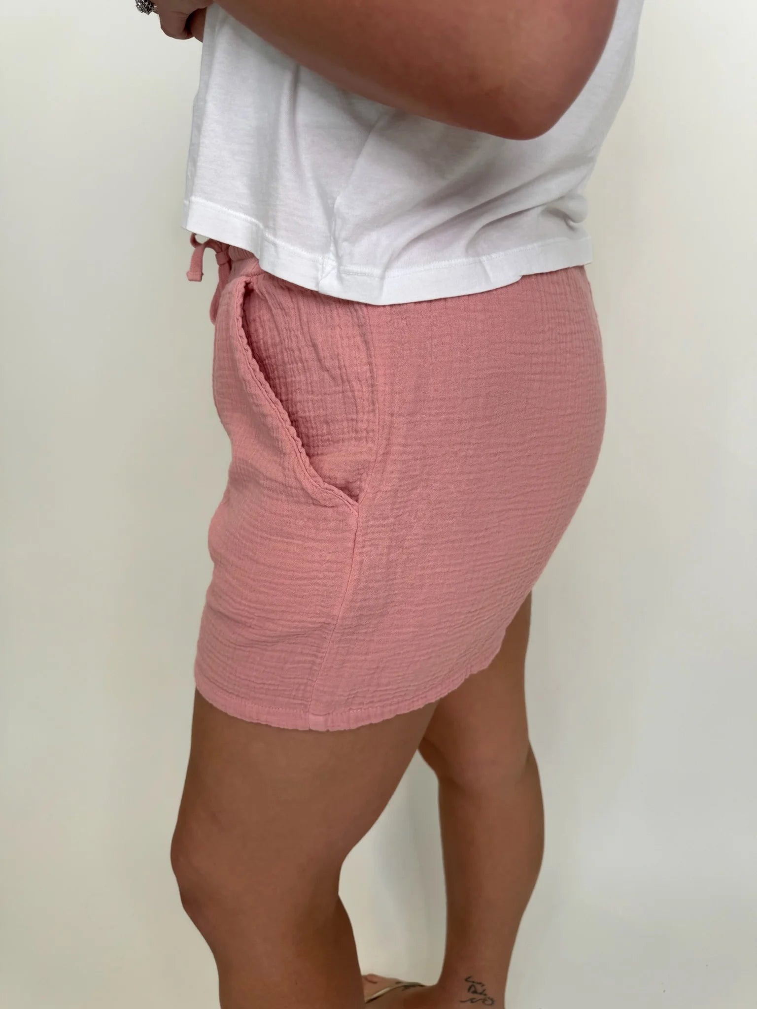 LA | Made | Dixie | Cyn | Boxer | Short | Terracotta | Side | Vagabond | Apparel | Boutique