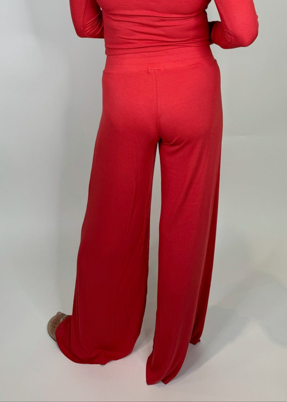 LA Made Jonah Wide Leg Pant Sahara | Vagabond Apparel Boutique