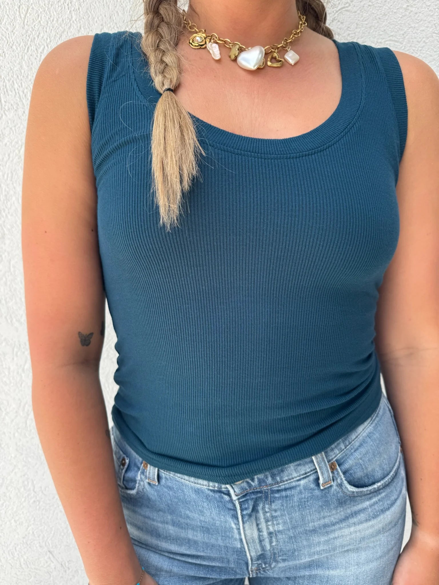 LA Made | New You Tank | Pacific | Model | Close | Vagabond | Apparel | Boutique