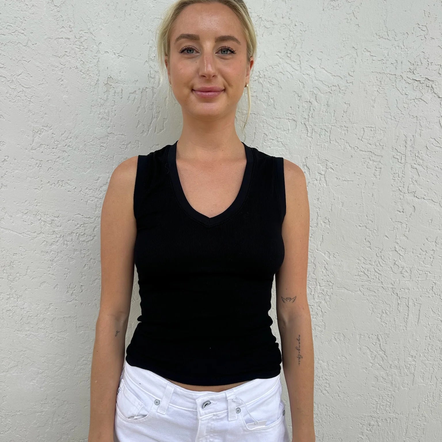 LA Made Virelle V-Neck Tank