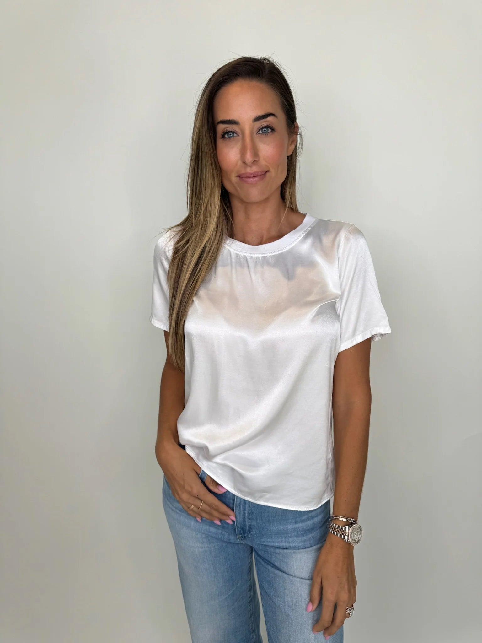 La | Made | Ocean | Side | Silky | Top White | Vagabond | Apparel | Boutique