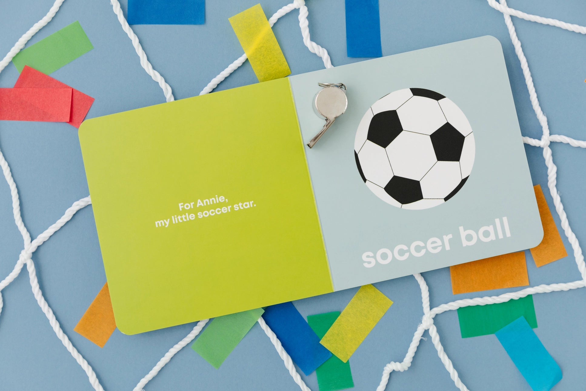 Left Hand Books | Soccer | Baby Board Book | Open | Vagabond | Apparel | Boutique
