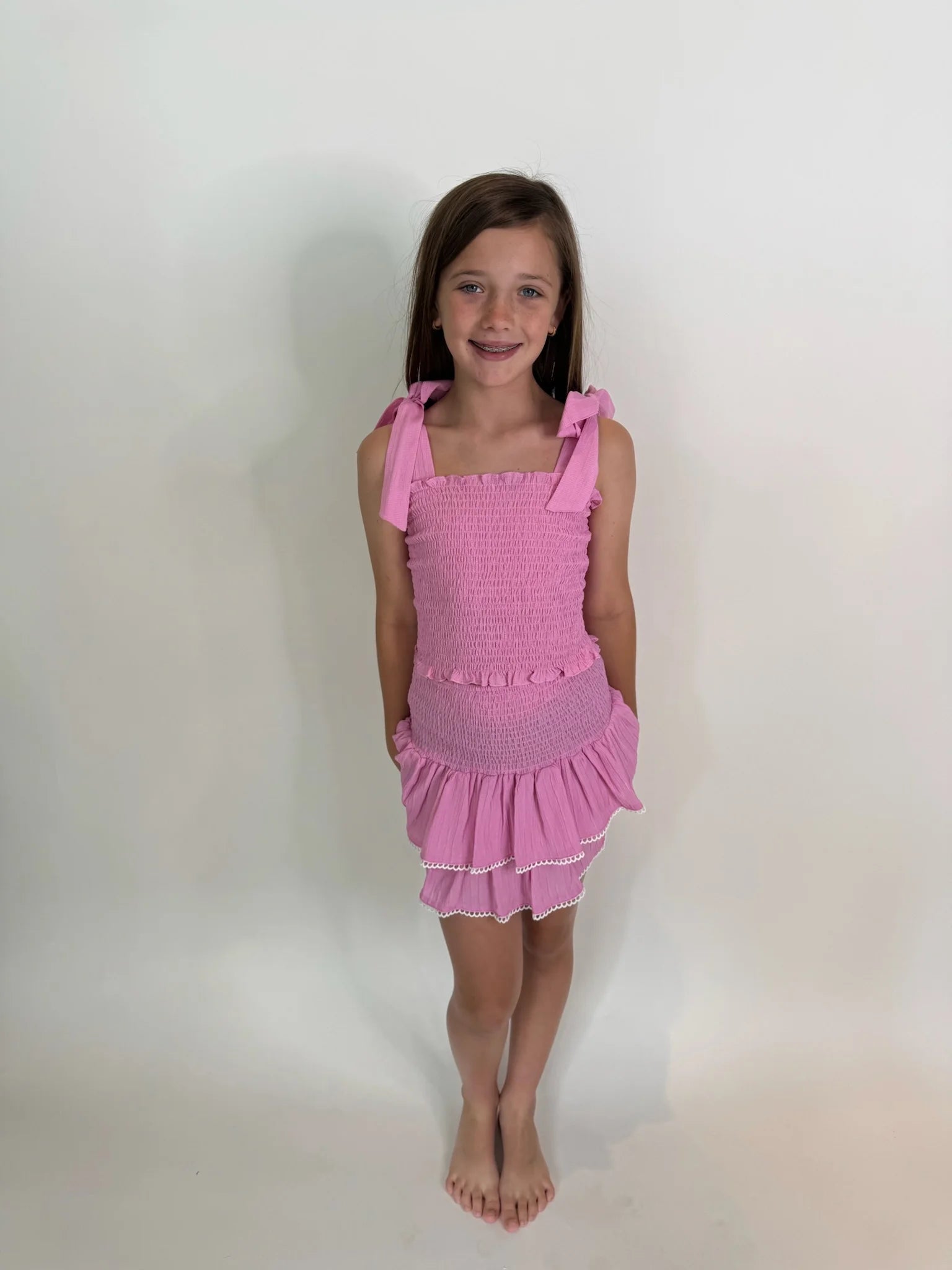 Little | Olin | Pink | Ruffle | Skirt | Vagabond | Apparel | Boutique