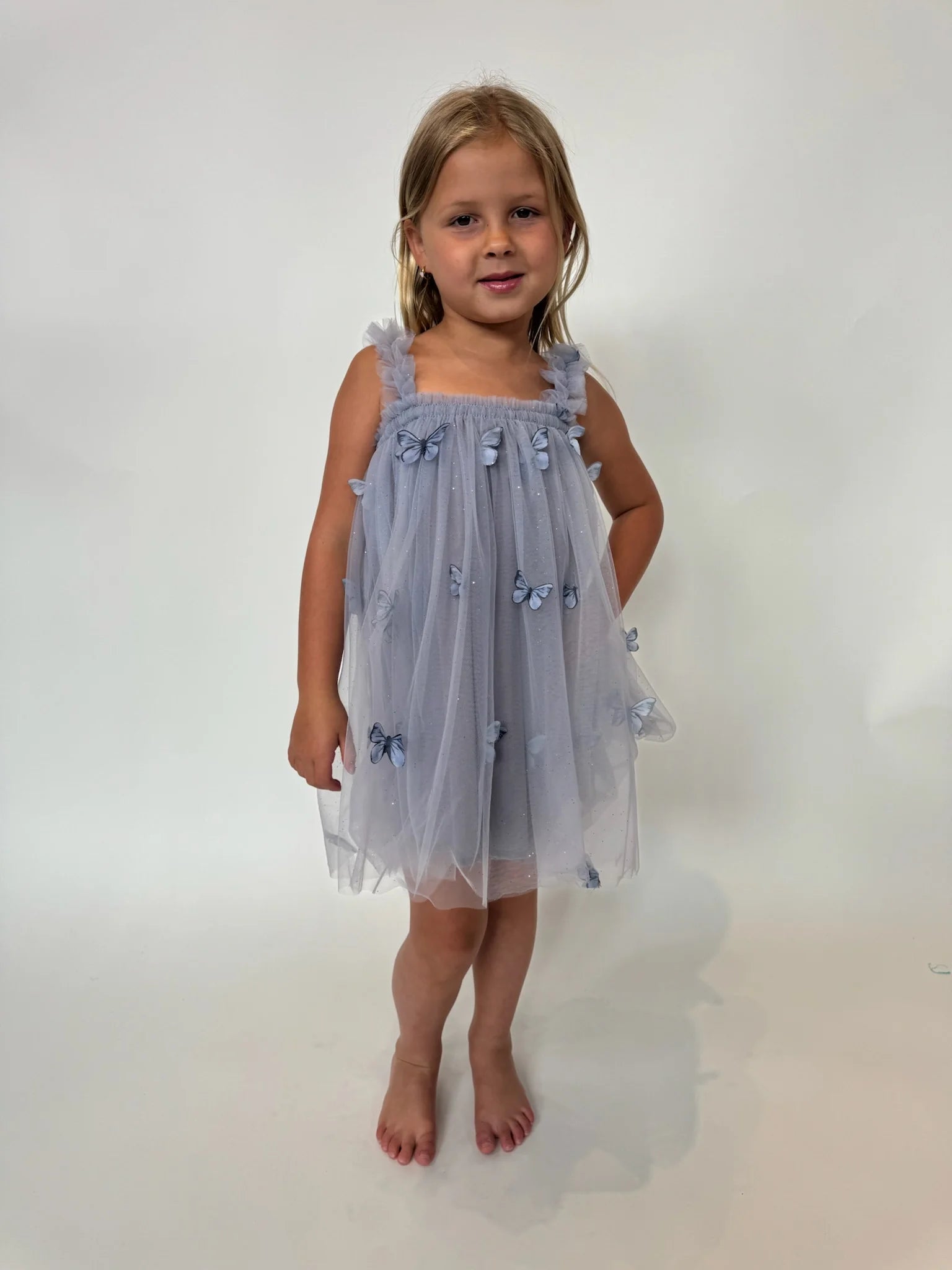 Little | Trendy | Butterfly | Mesh | Dress | Vagabond | Apparel | Boutique