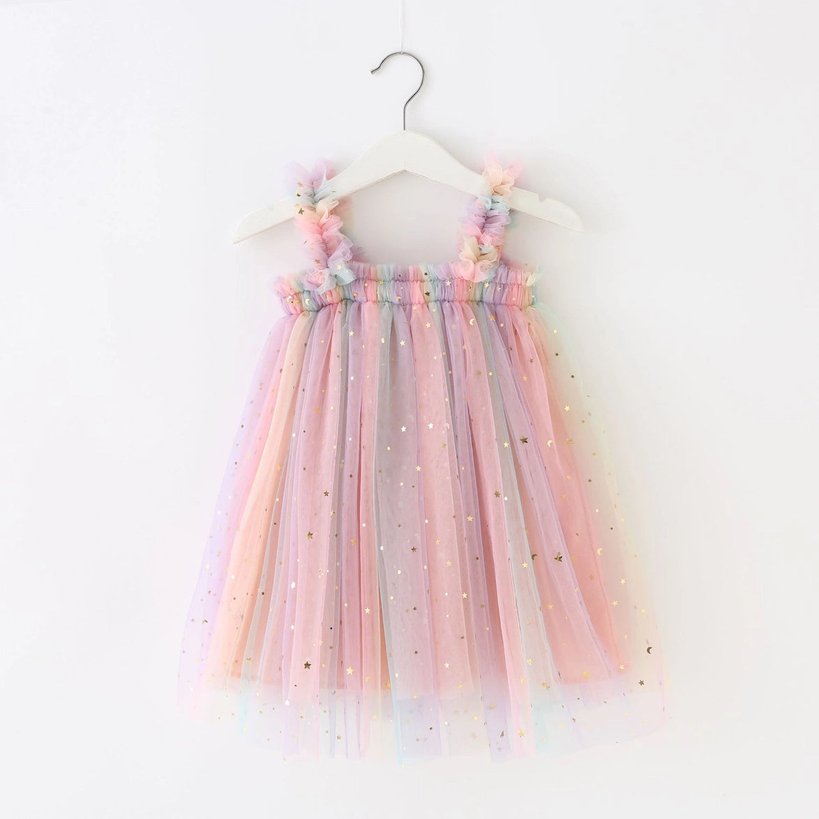 Little | Trendy | Rainbow | Mesh | Dress | Vagabond | Apparel | Boutique