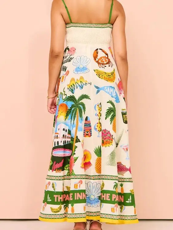 Little Trendy | Women Suspender Maxi Dress | Vagabond | Apparel | Boutique