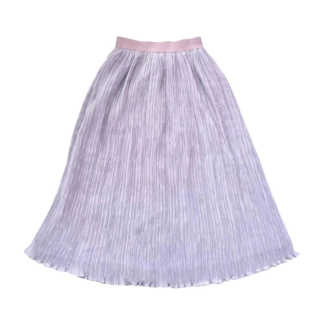 Little Olin | Long Pleated Skirt | Vagabond | Apparel | Boutique