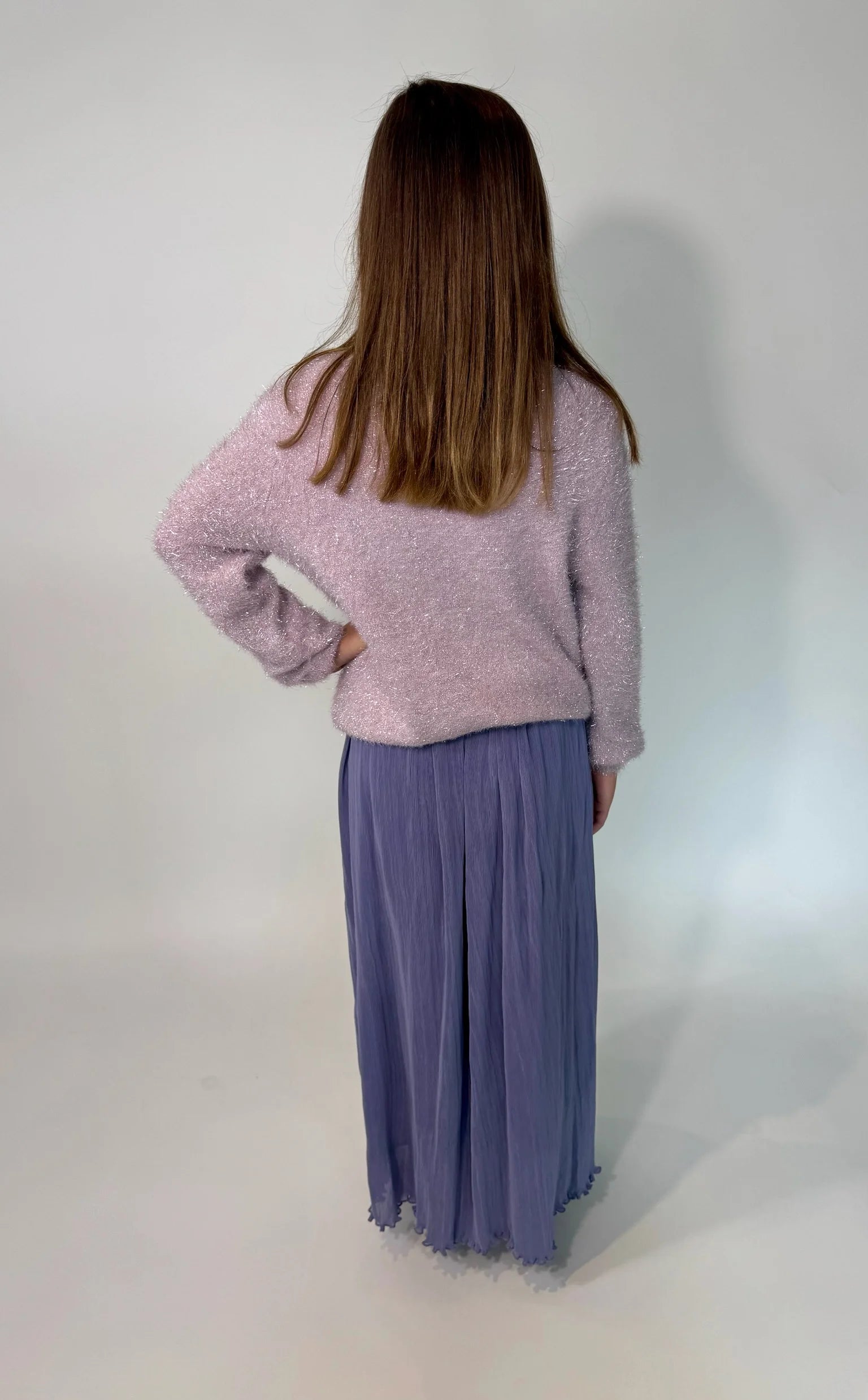 Little Olin | Long Pleated Skirt | Full Back | Vagabond | Apparel | Boutique