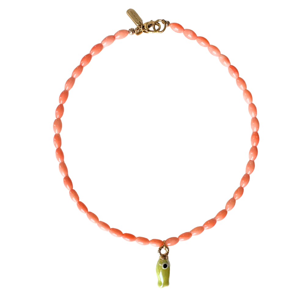 Logan Tay | Coral Fish Necklace | Vagabond | Apparel | Boutique