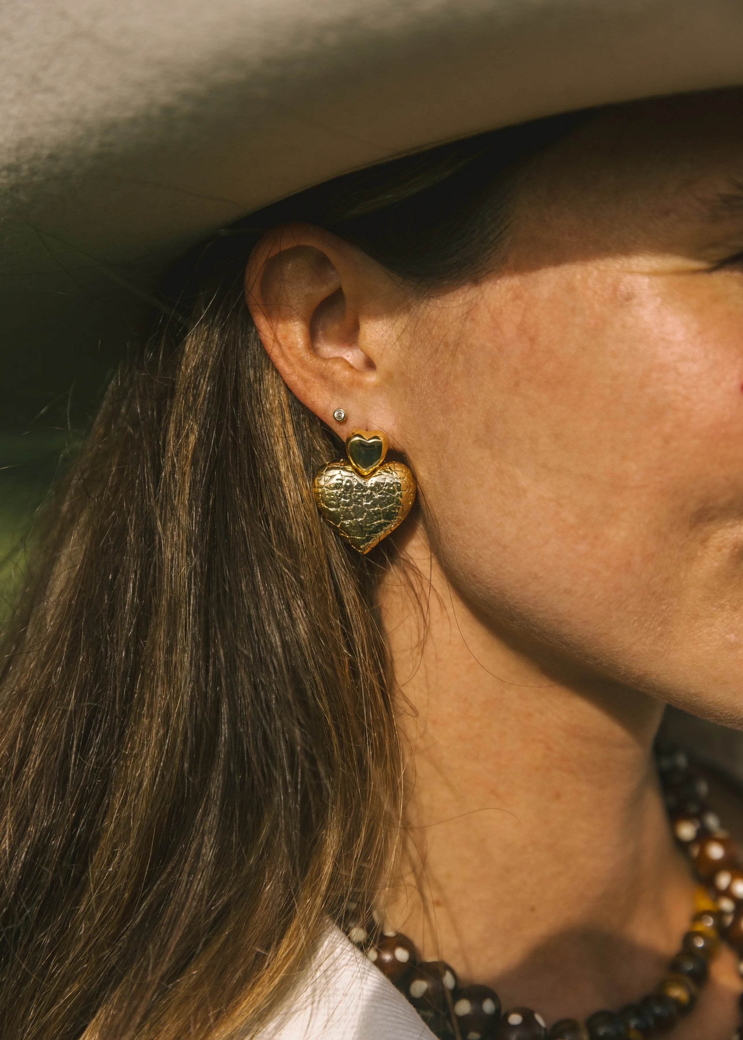 Logan Tay | Double Heart Earrings | Vagabond | Apparel | Boutique