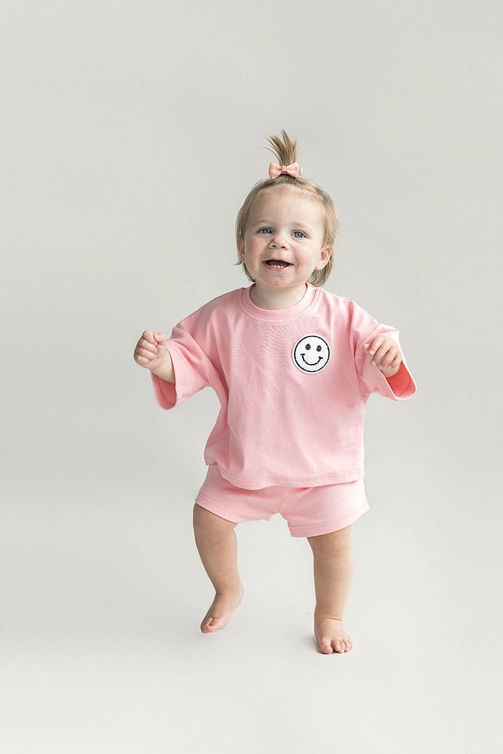 Lucky Panda | Smiley Shorts Set | Vagabond | Apparel | Boutique