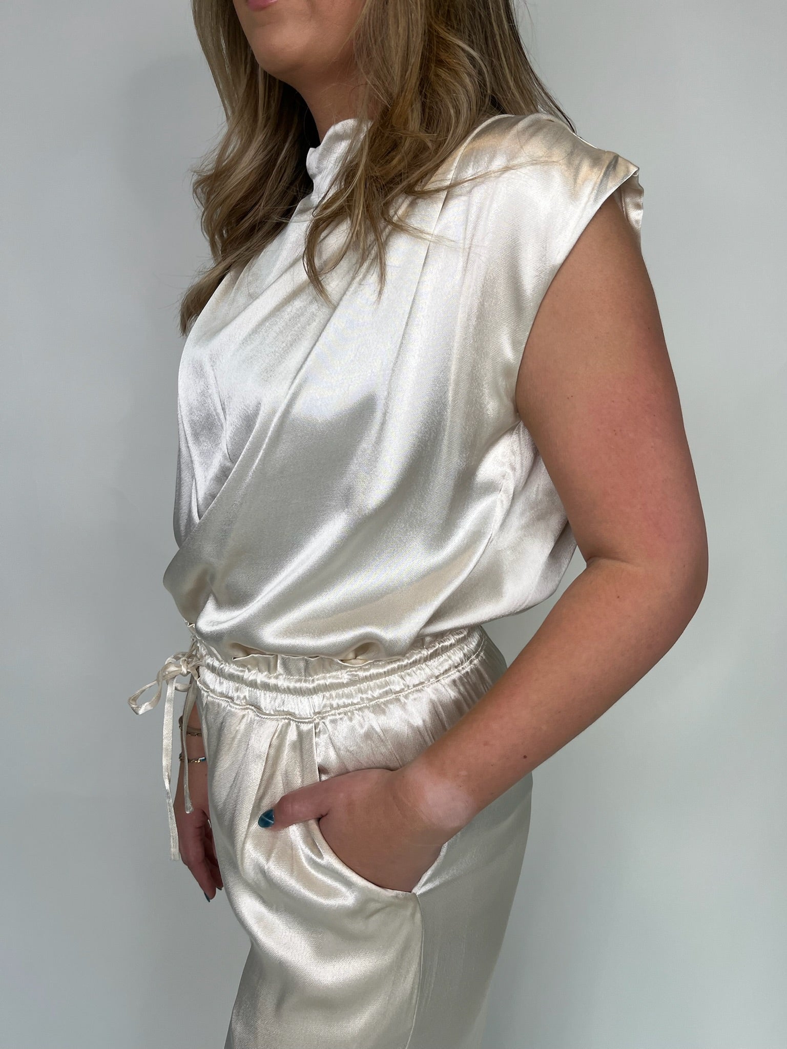 Melissa Nepton Sevan Satin Top | Vagabond Apparel Boutique