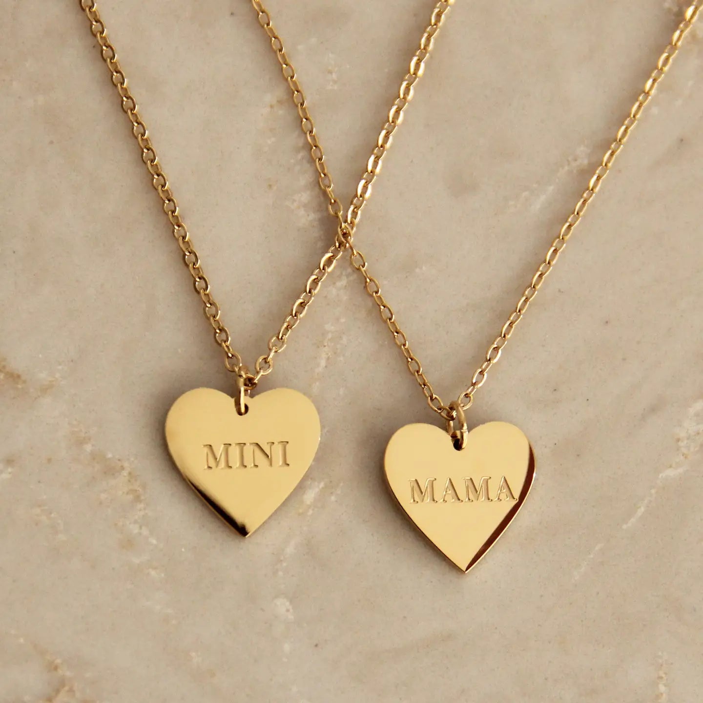 Maive | Mama & Mini Necklace Set | Gold | Vagabond | Apparel | Boutique