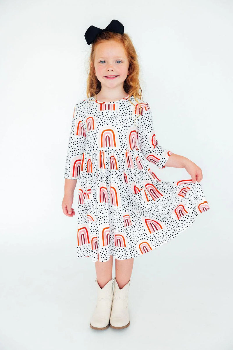Pocket Twirl Dress | Peach