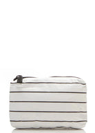 Aloha Mini Pinstripe Pouch Black/White | Vagabond Apparel Boutique