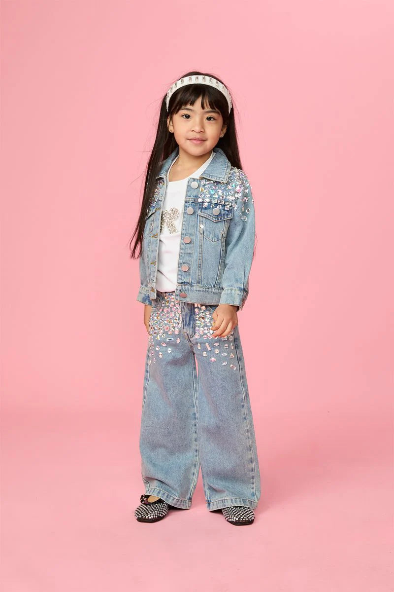 Mini Dreamer | Hazel Gemstone Jean Jacket | Vagabond | apparel | Boutique