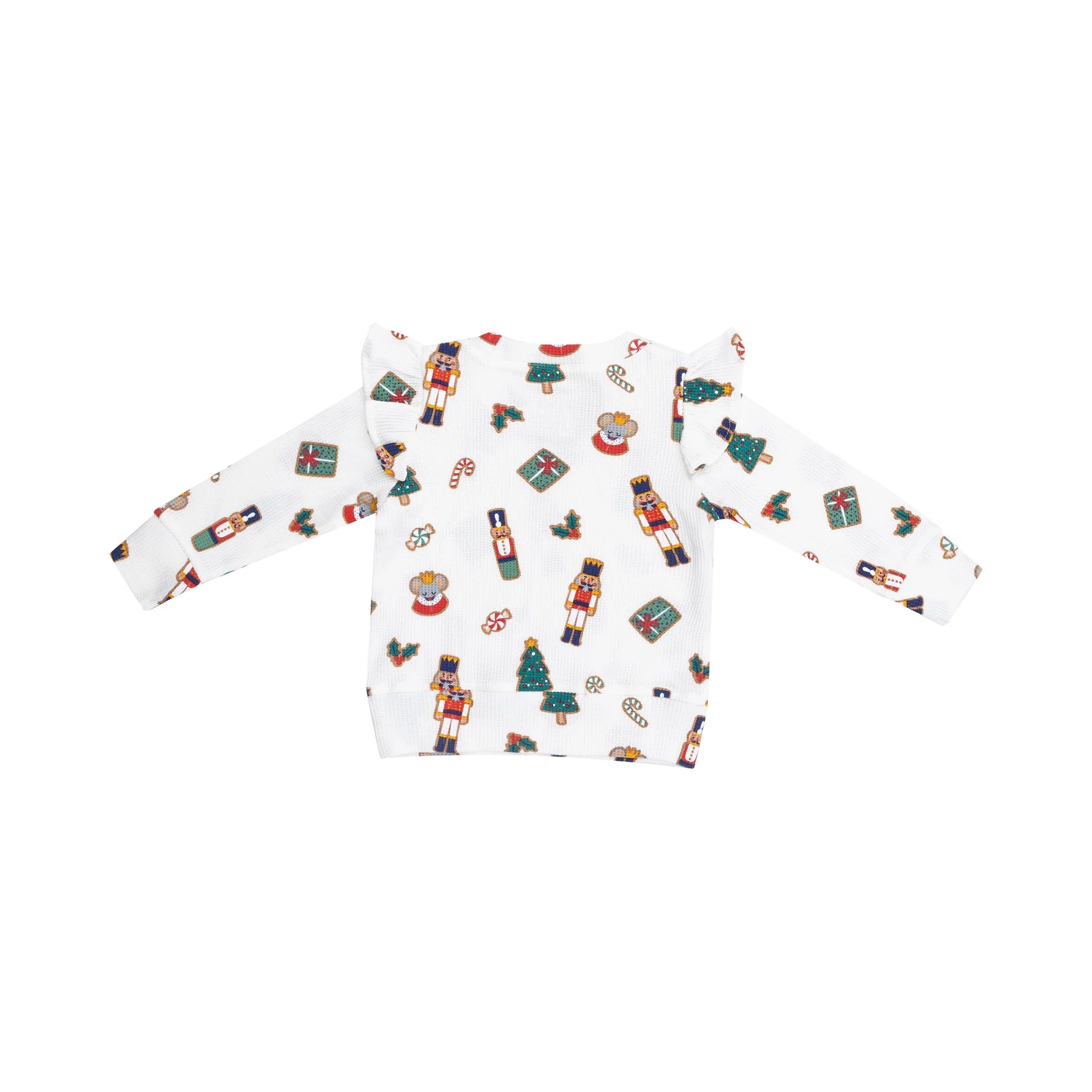 Angel Dear Nutcracker Ruffle Shoulder Top | Vagabond Apparel Boutique