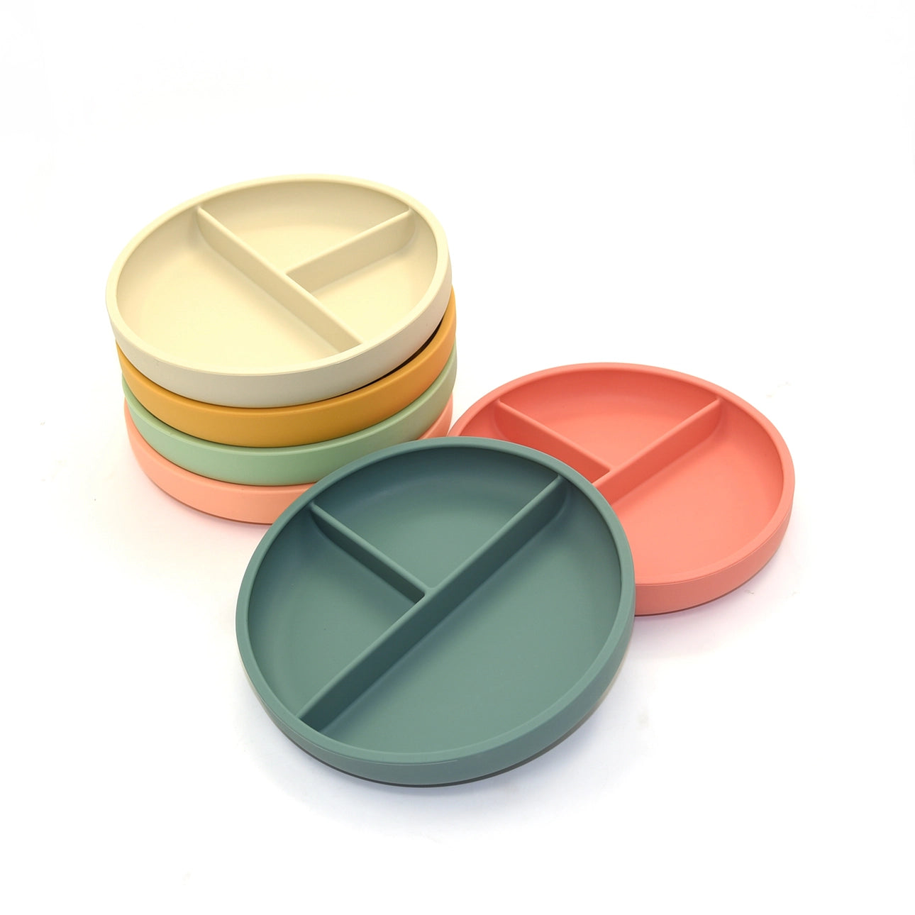 OB | Suction Divider Plate And Spoon Set | Vagabond | Apparel | Boutique