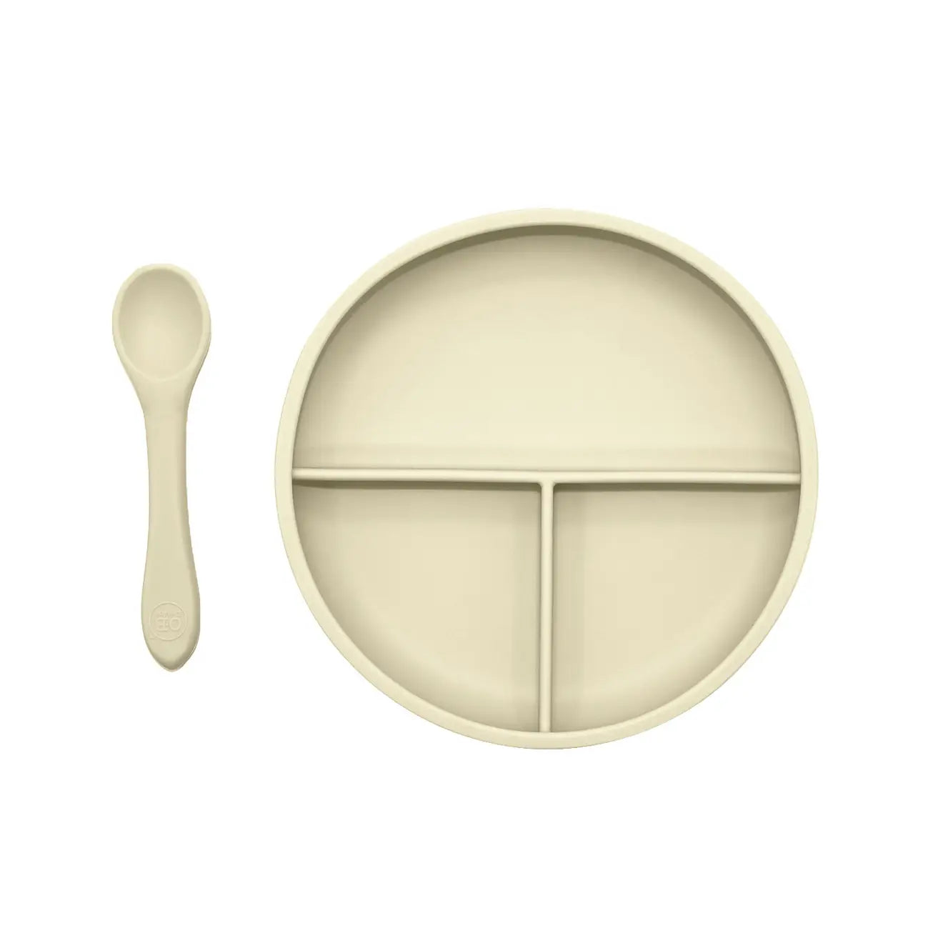 OB | Suction Divider Plate And Spoon Set | Vagabond | Apparel | Boutique