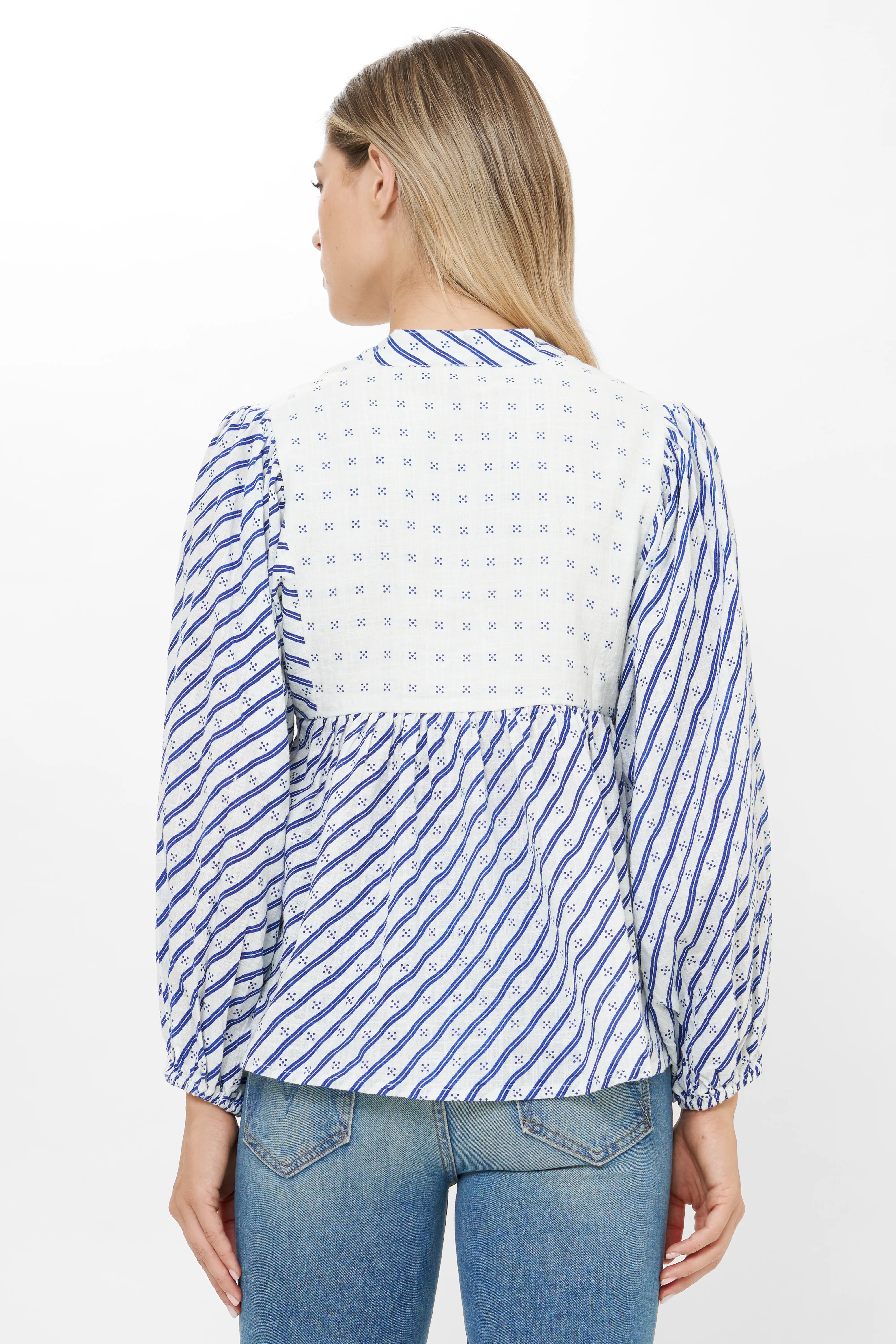 Oliphant | Mandarin Balloon Top | Vagabond | Apparel | Boutique