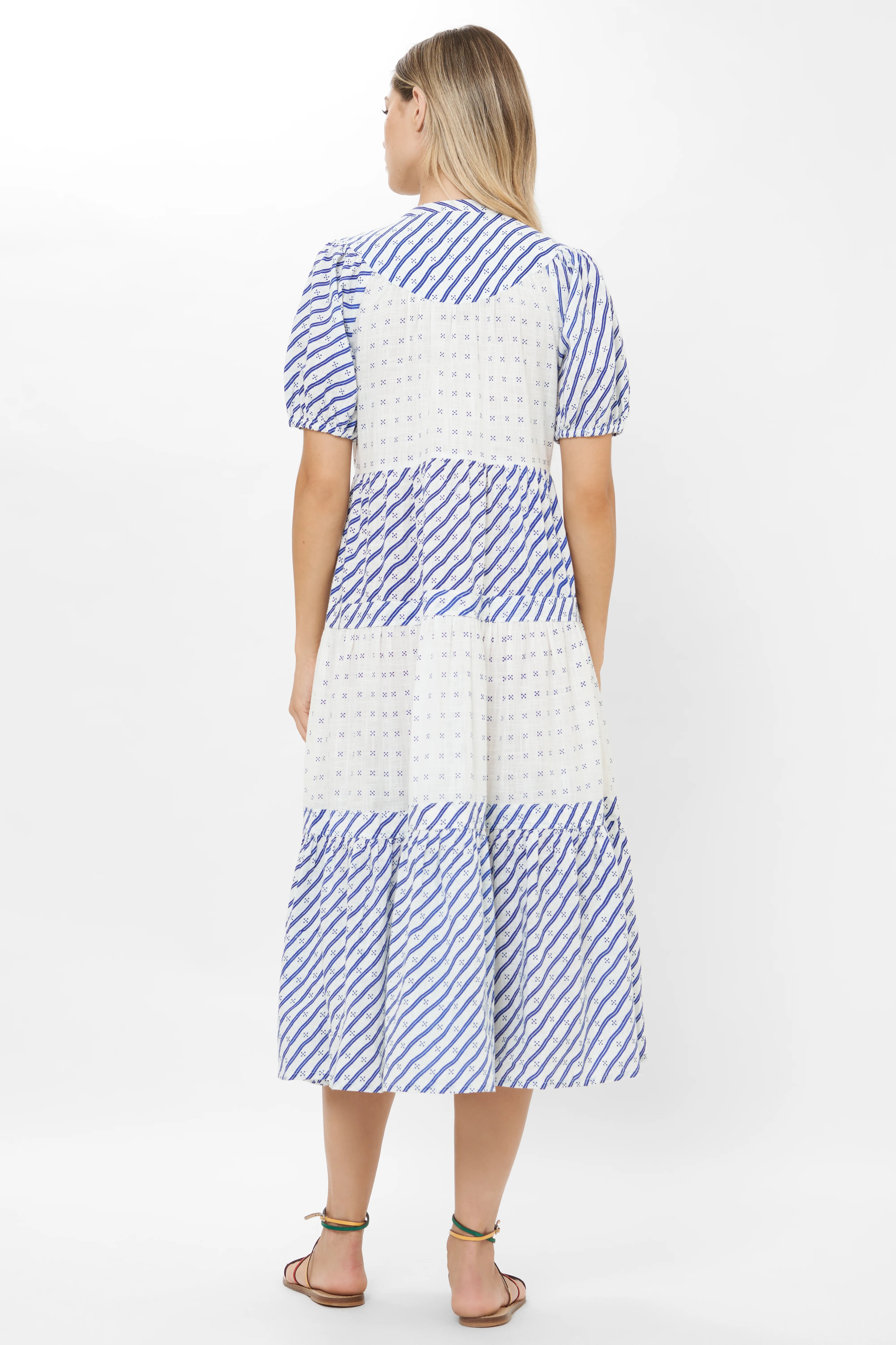 Oliphant | Scoop Tiered Midi Dress | Vagabond | Apparel | Boutique