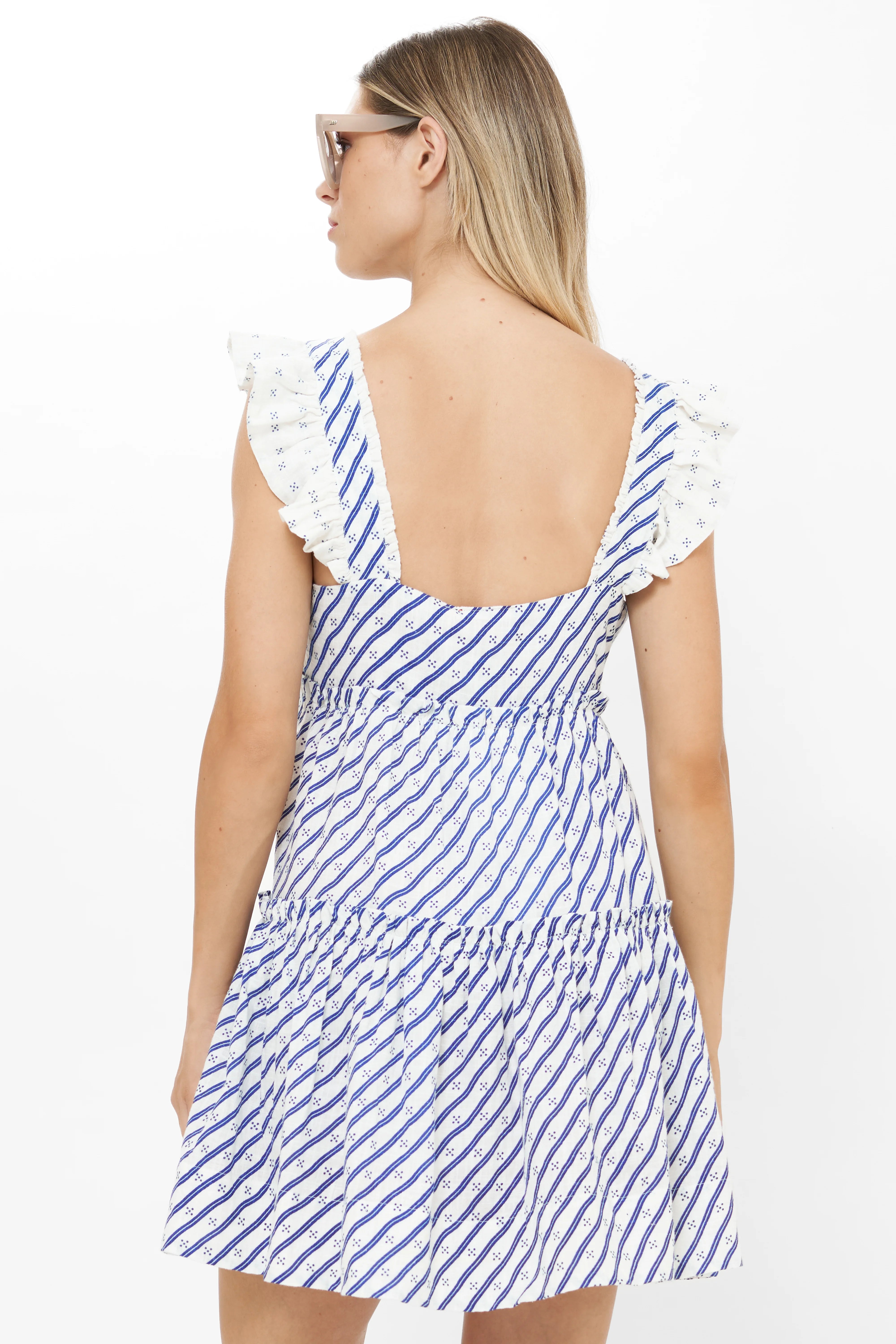 Oliphant | Smock Square Neck Mini Dress | Vagabond | Apparel | Boutique