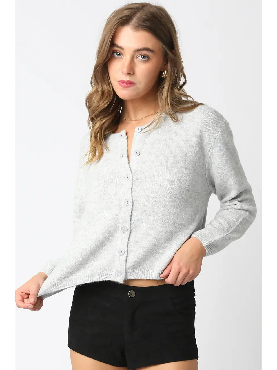 Olivaceous | Anabel Knit Cardigan | Vagabond | Apparel | Boutique