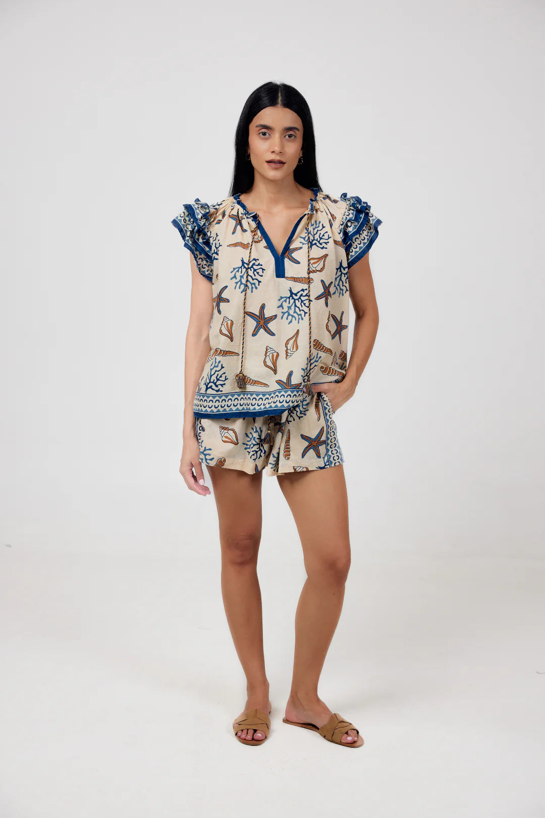 Ollari | Cove Blouse | Front | Vagabond | Apparel | Boutique