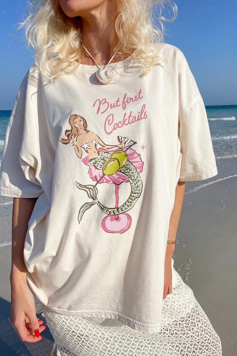 Palm Collective | Mermaid Cocktail Tee | Vagabond | Apparel | Boutique