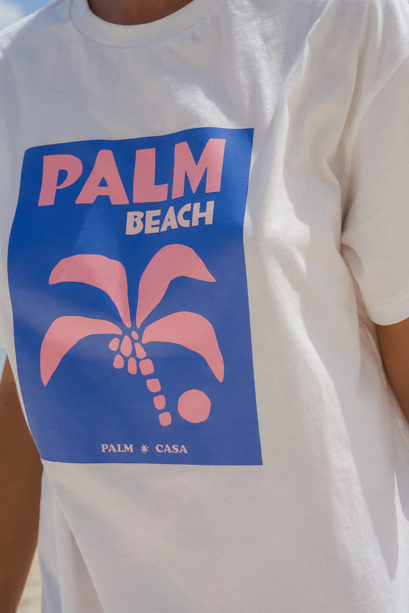 Palm Collective | PB Postcard Tee | Close | Vagabond | Apparel | Boutique