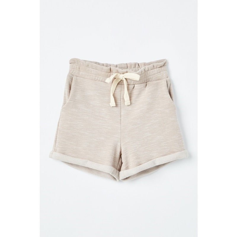 Paperdoll| Roll | Cuff | Knit | Short | Grey| Flat | Front | Vagabond | Apparel | Boutique