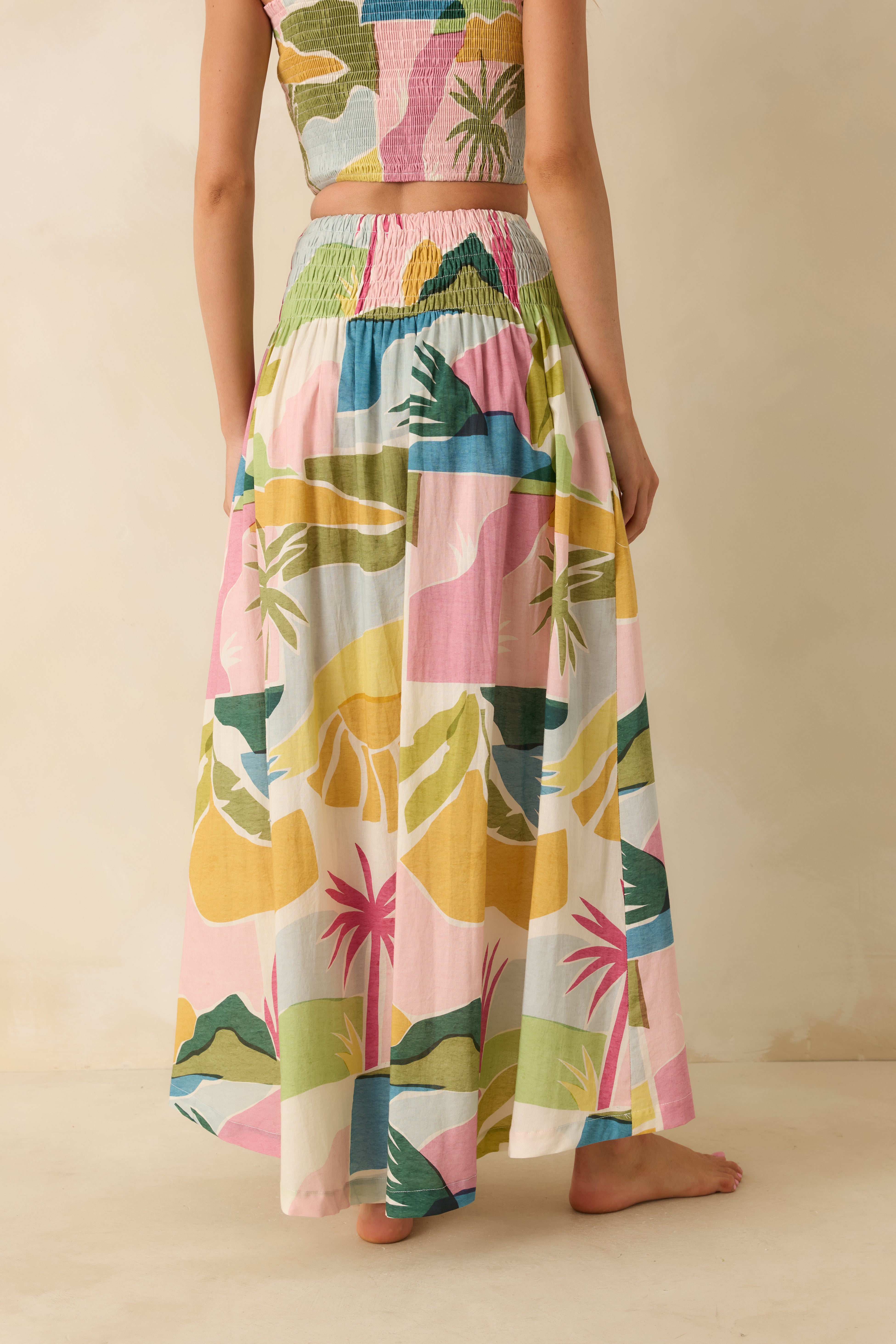 Paradisa | Lucia Midi Skirt | Vagabond | Apparel | Boutique
