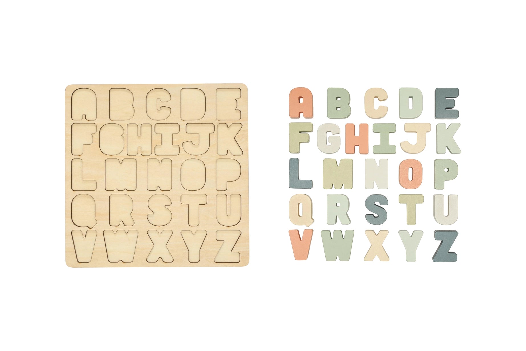 Pearhead | Wooden Alphabet Puzzle | Stock | Vagabond | Apparel | Boutique