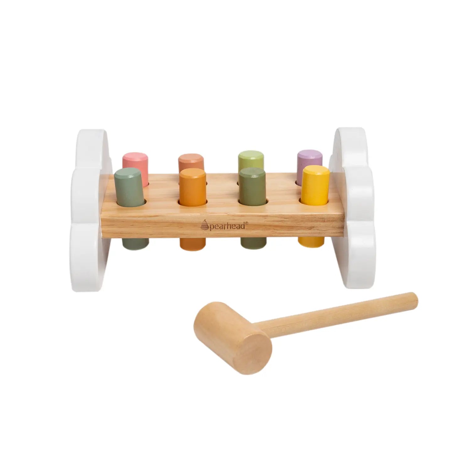 Pearhead | Wooden Hammer Bench Toy | Vagabond | Apparel | Boutique