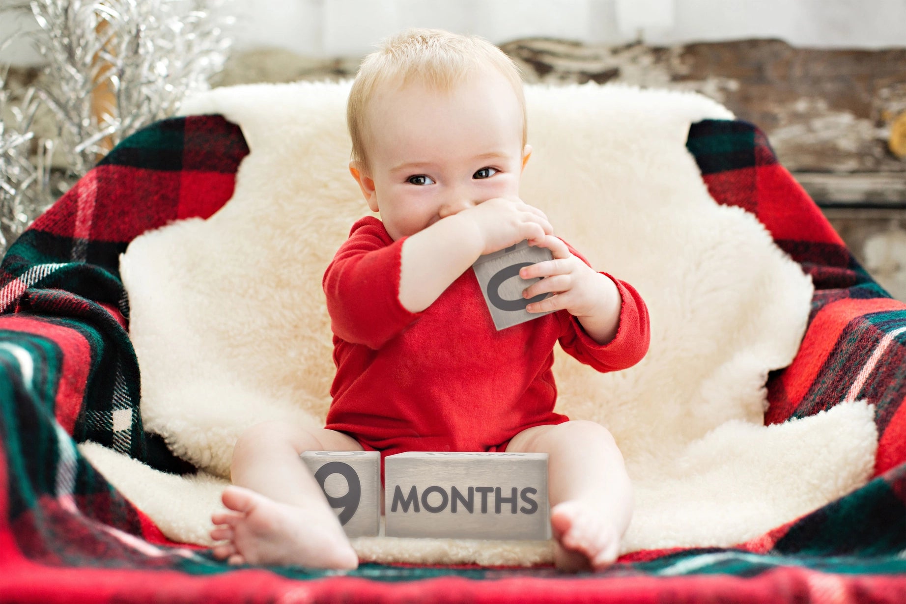 Pearhead | Wooden Milestone Age Blocks | Stock| Vagabond | Apparel | Boutique