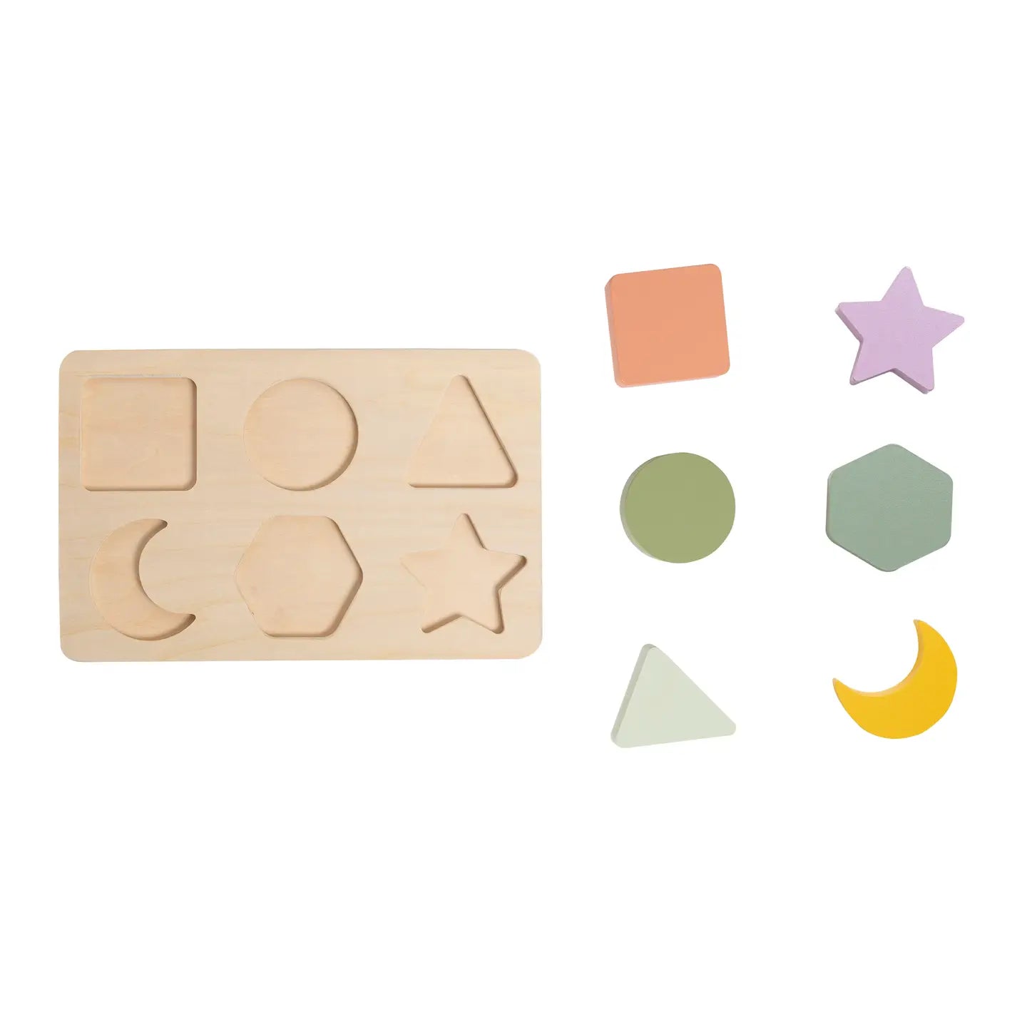 Pearhead | Wooden Shapes Puzzle | Stock | Vagabond | Apparel | Boutique
