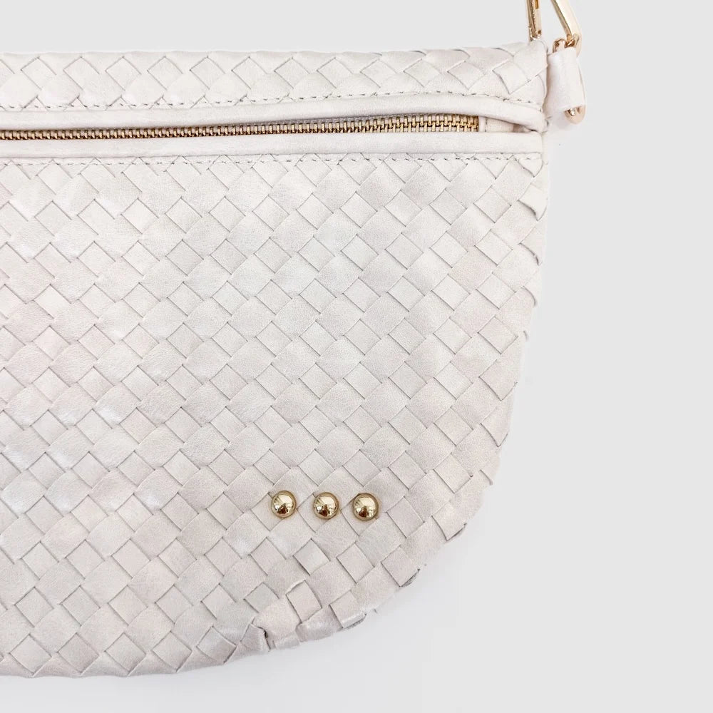 Pretty Simple | Westlyn Woven Bum Bag | Cream | Stock | Vagabond | Apparel | Boutique