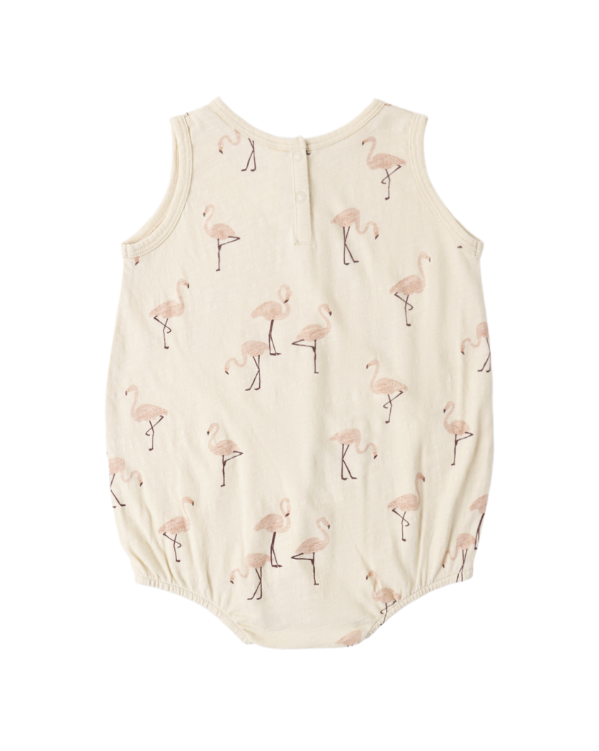 Rylee & Cru | Bubble Onesie Flamingo | Stock | Vagabond | Apparel | Boutique