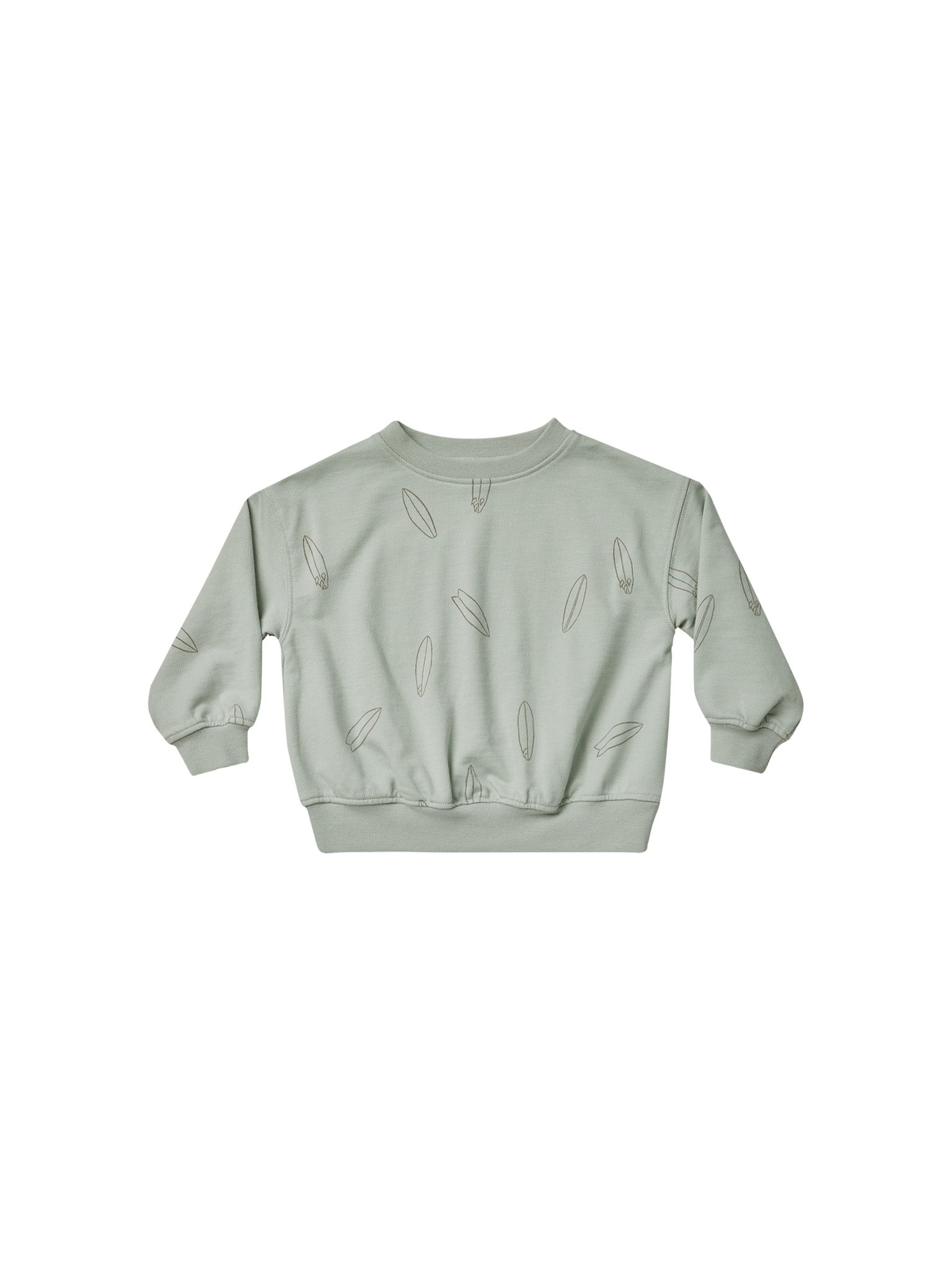 Rylee & Cru Surfboard Pullover Seafoam