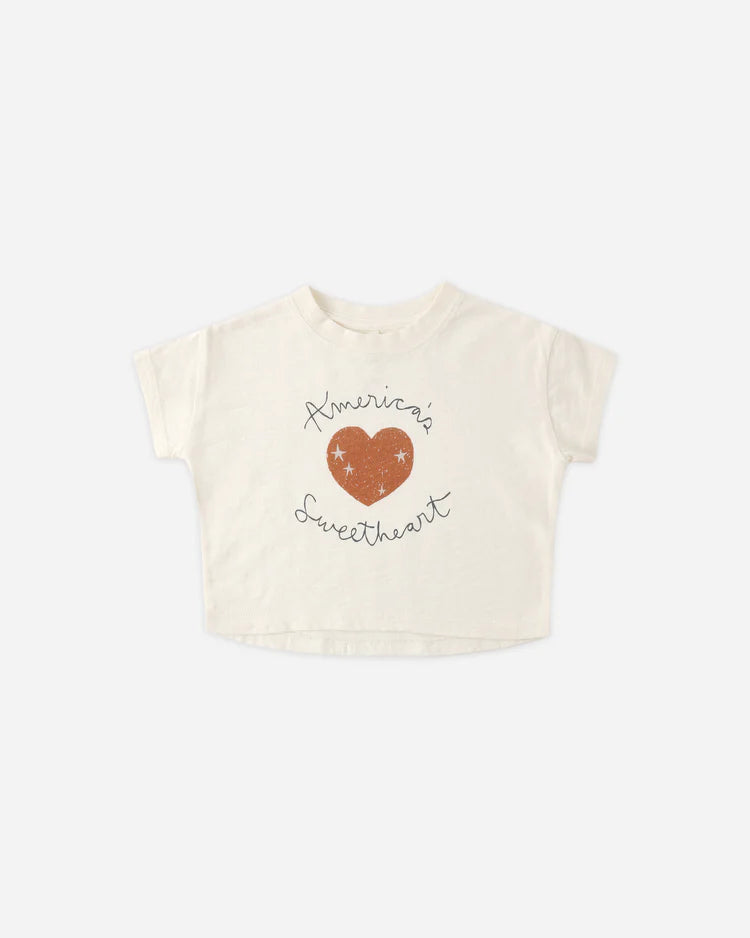 Rylee & Cru | Boxy Tee Americas Sweetheart | Stock | Vagabond | Apparel | Boutique